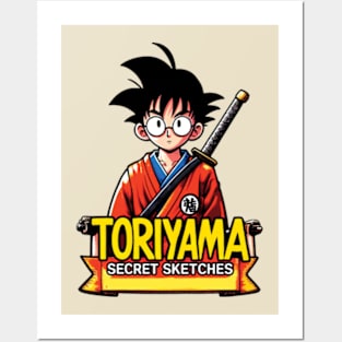 Akira Toriyama Secret Sketch Posters and Art